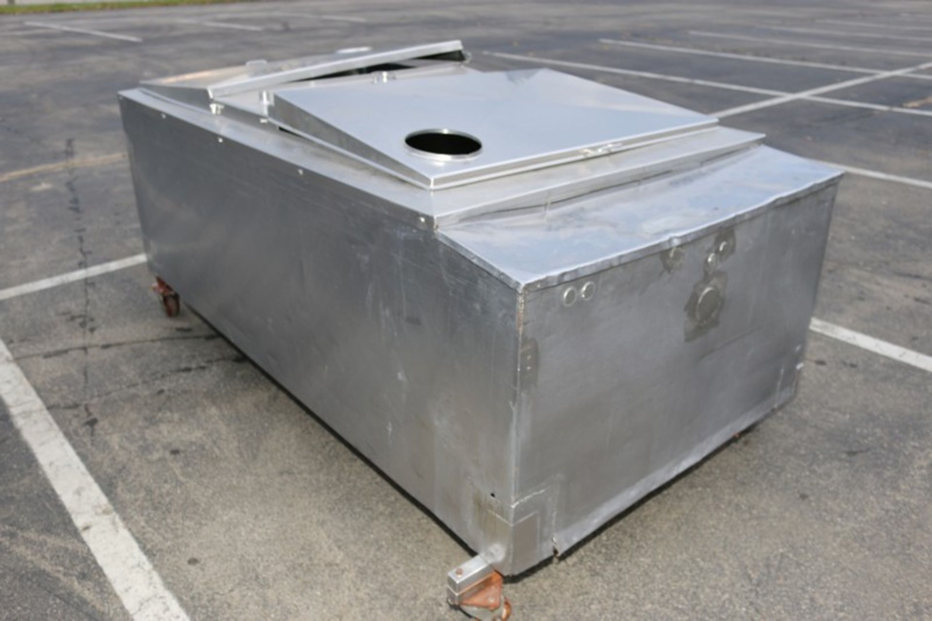 Aprox. 200 Gal. S/S Insulated Rectangular Horizontal Tank, Internal Tank Dims.: Aprox. 76" L x 42" W