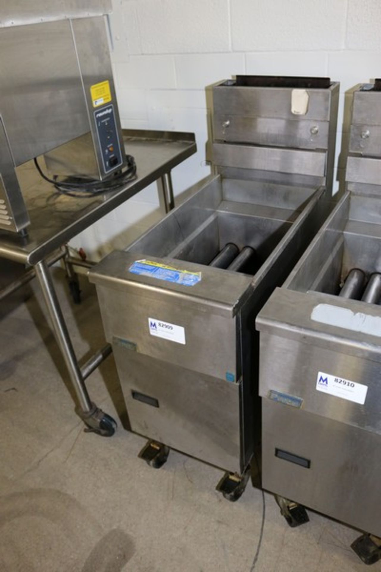 Pitco S/S Fryer,Mounted on Casters (NOTE: Missing Frying Baskets) (INV#82909)(Located @ the MDG - Image 2 of 3