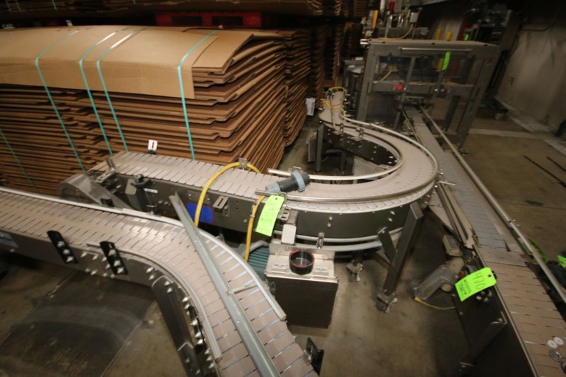 (2) Sections of Product Conveyor, with (1) Section of Nercon 180 Degree Turn Conveyor, with Aprox. - Image 3 of 5