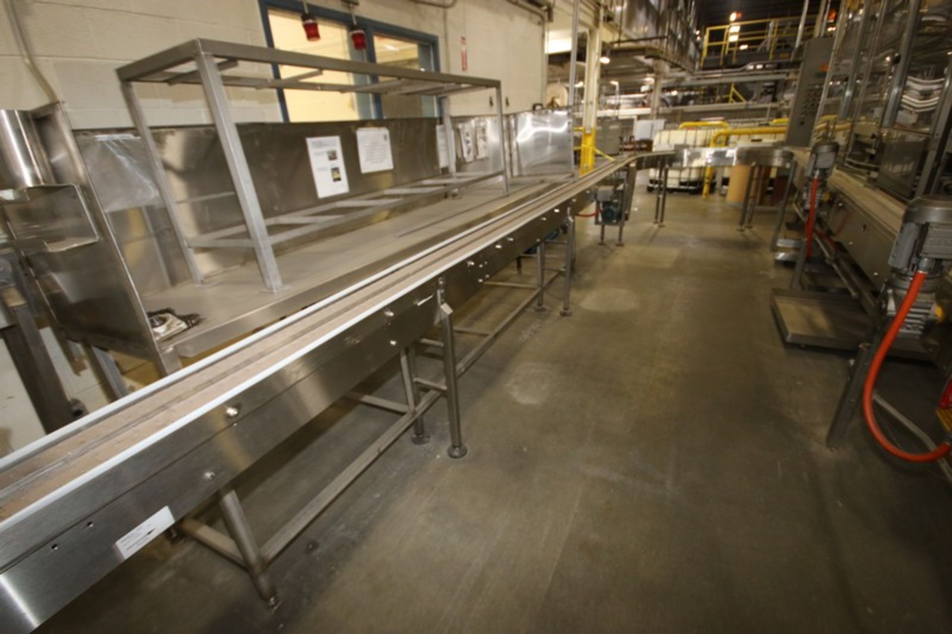 5-Sections of Product Conveyor, with (6) Drives & Aprox. 3-1/4" W Chain, Overall Length: Aprox. 90 - Image 2 of 8