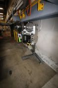 Weber Printer Applicator, M/N 5300, with Zebra 170PAX4 Componen, Mounted on Portable Frame (