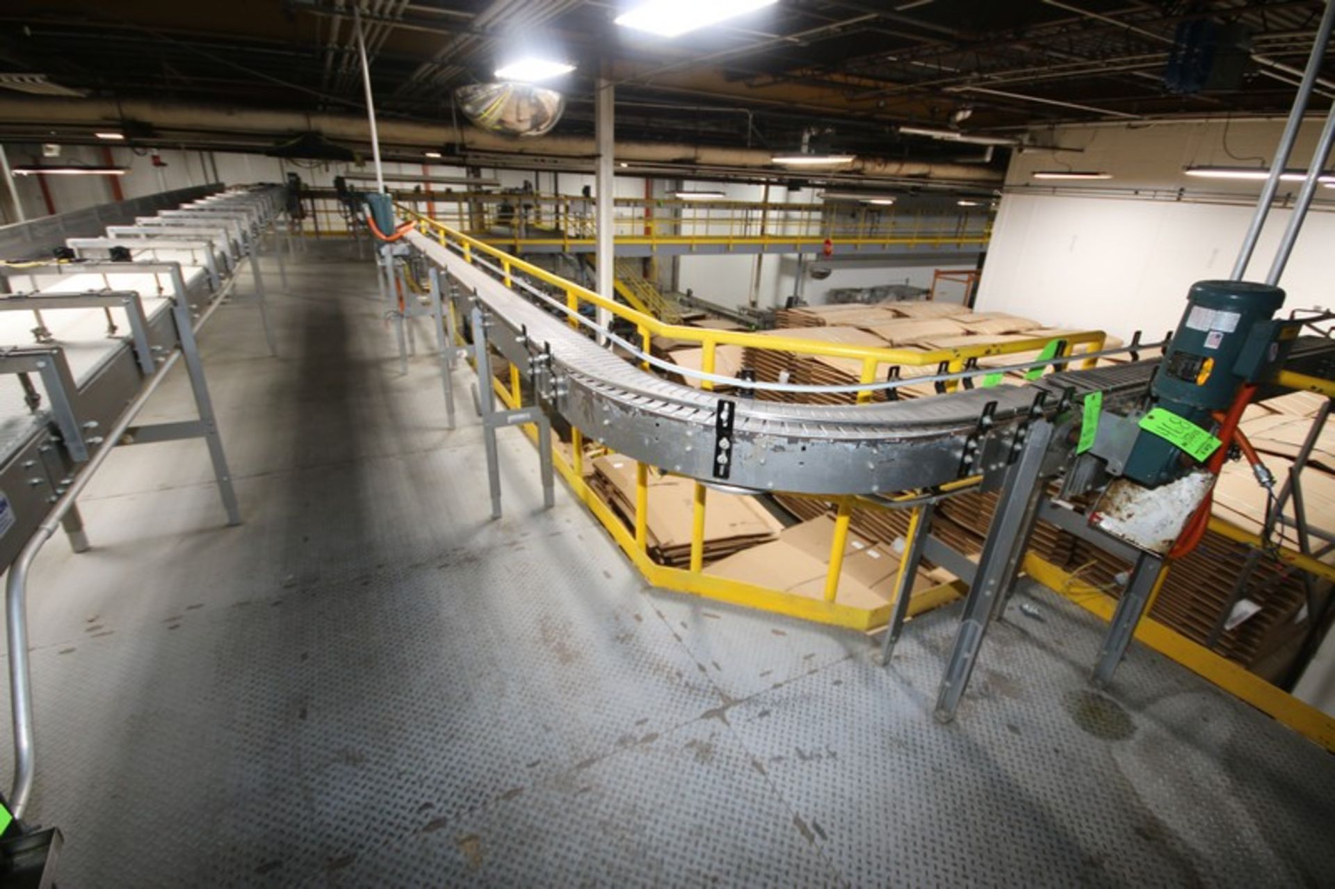 2-Sections of Nercon Product Conveyor, Overall Length: Aprox. 45 ft., with (2) Drives & Guide Rails, - Image 5 of 5