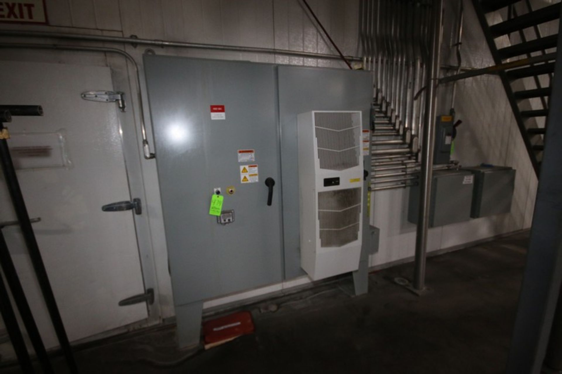 Double Door Control Cabinet, with Allen-Bradley 17-Slot PLC, with (7) Allen-Bradley PowerFlex