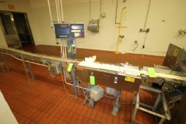Toledo Hi-Speed Check Weigher, M/N CHECKMATE, S/N 12282, with Pneumatic Reject Arm, with Straight