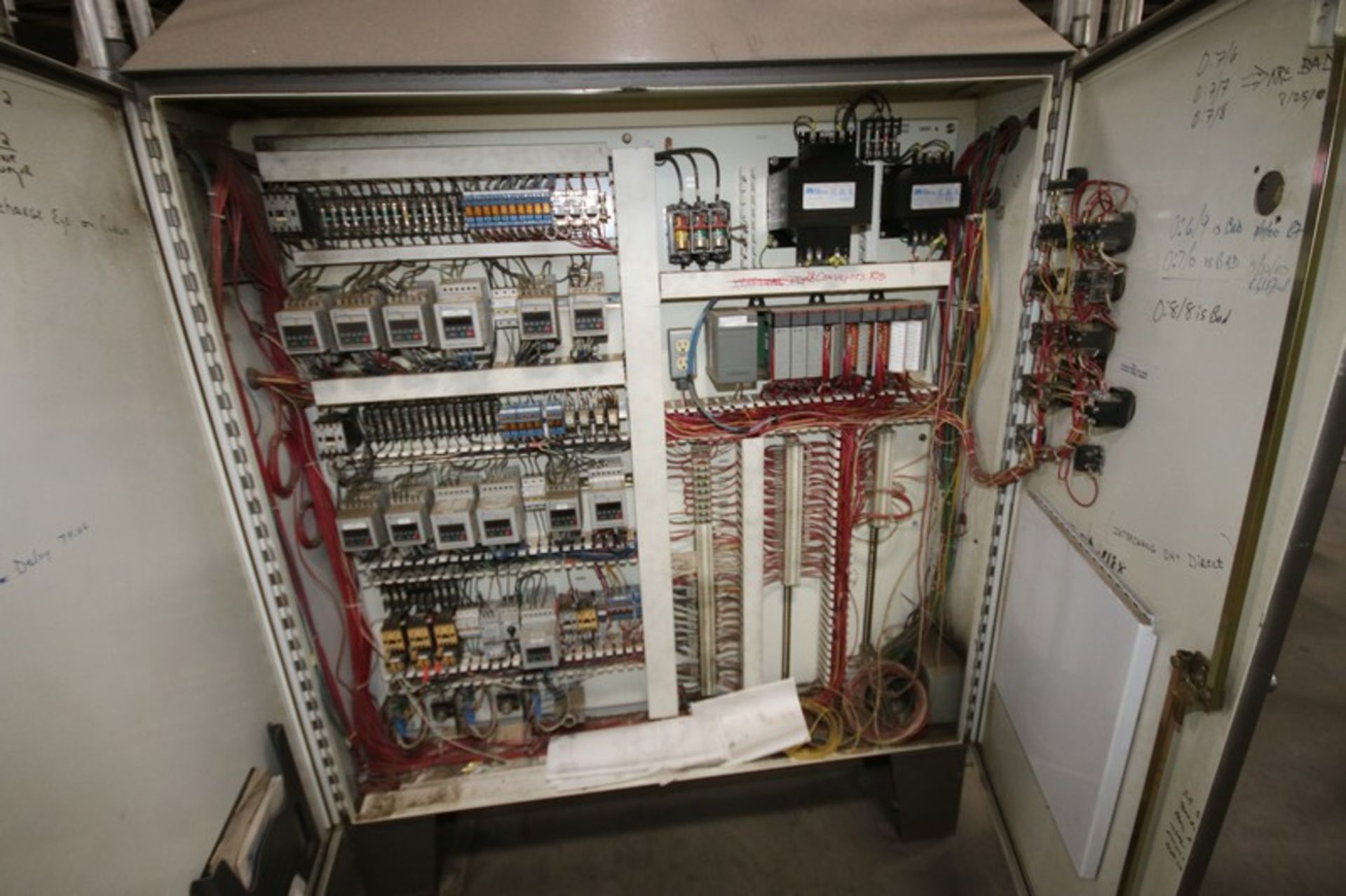 Double Door Control Cabinet, Includes Allen-Bradley 10-Slot PLC & Other Control Components, - Image 2 of 3