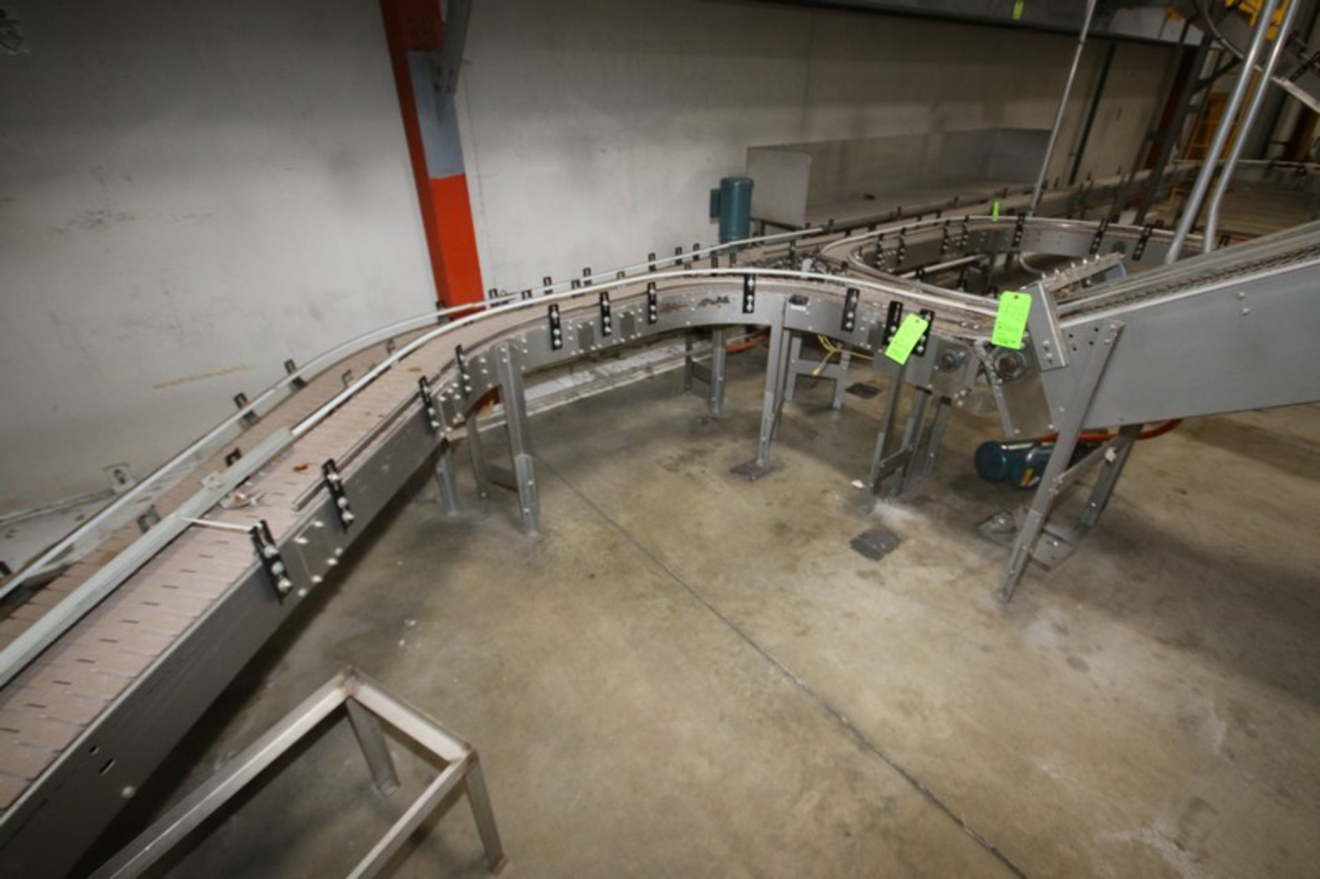 (2) Sections of Product Conveyor, with (1) Section of Nercon 180 Degree Turn Conveyor, with Aprox. - Image 5 of 5