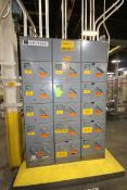 (2) Cuttler Hammer Unitrol MCC Units, 1-with (15) Buckets, & 1-with (11) Buckets (LOCATED IN