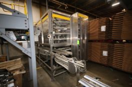 Hartness 6-Tier Accumulation Conveyor, M/N 6400 COMPACT ACCUMULATOR, S/N 64-046, with Aprox. 4-1/