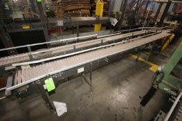 Multi-Conveyor Inc. Straight Section of Box Conveyor, with Aprox. 10" W Plastic Chain, with