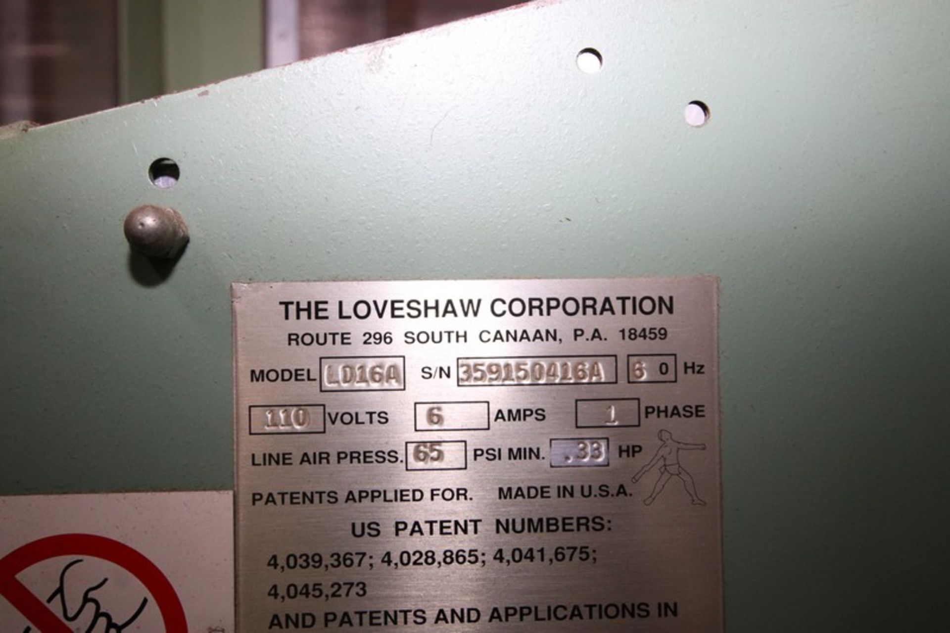 Loveshaw/Little David Top & Bottom Case Sealer, with Section of Skate Discharge Conveyor (LOCATED IN - Image 4 of 6