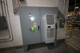 Double Door Control Panel, with Allen-Bradley 20-Slot PLC, with Allen-Bradley PowerFlex 70 VFD, with