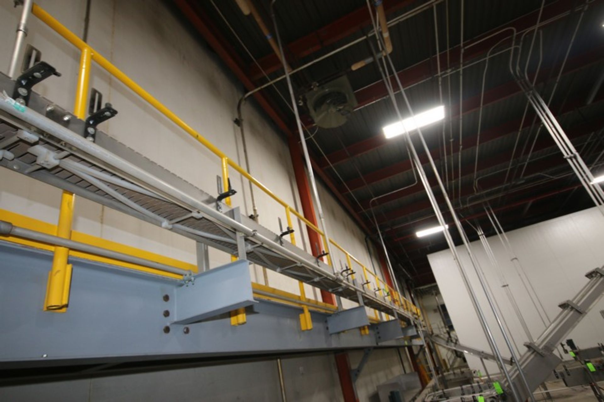 4-Sections of S/S Nercon Conveyor, Overall Lenth of Conveyor: Aprox. 125 ft. L, with (2) Incline - Image 7 of 8