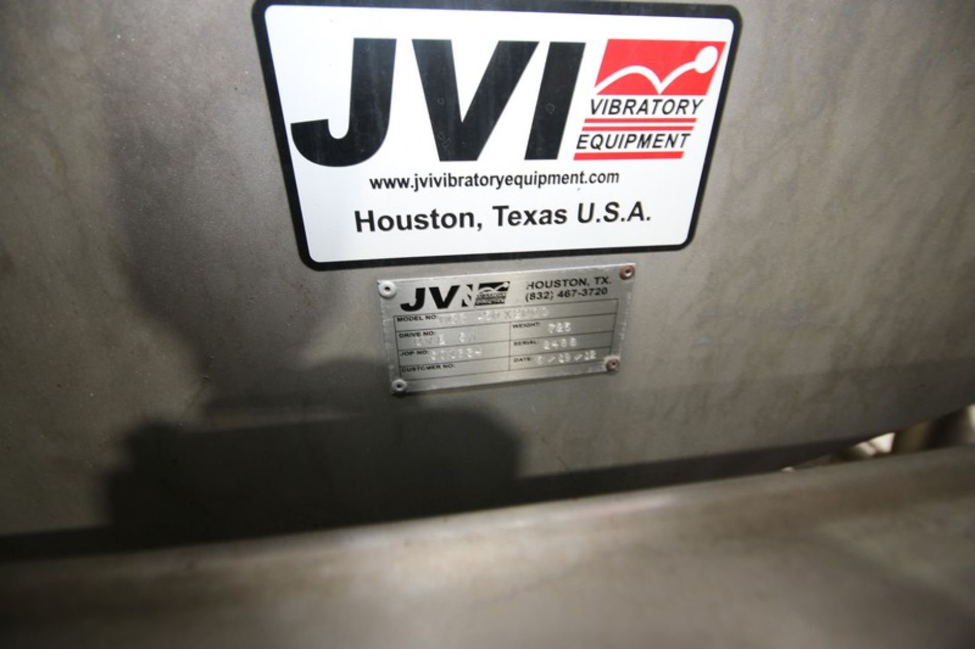 2012 JVI S/S Shaker Deck, M/N UCS 450X2000, S/N 2488, Mounted on S/S Frame (LOCATED IN SAHUARITA, - Image 5 of 7