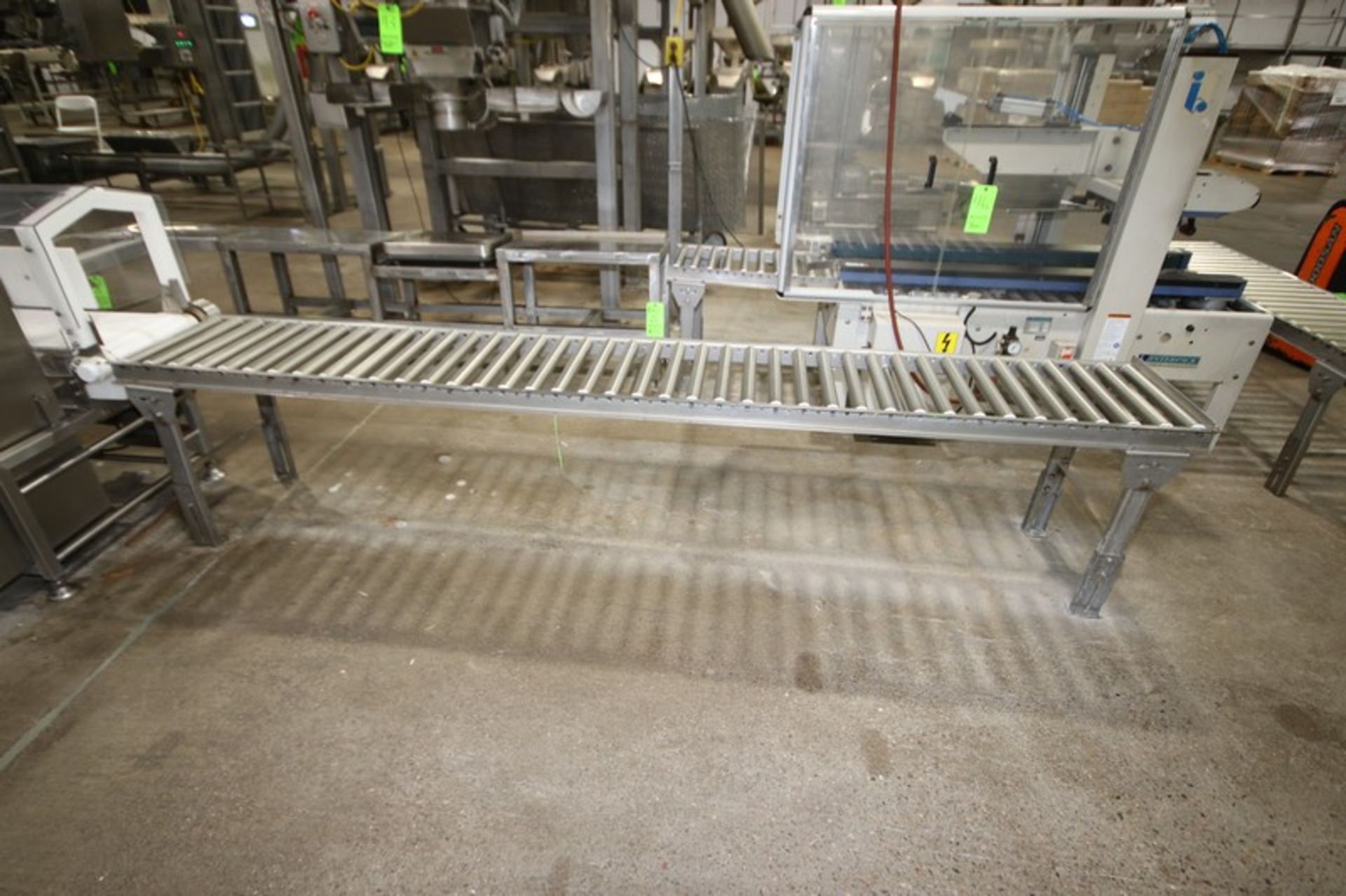 (2) Straight Sections of S/S Roller Conveyor, Aprox. 120" L, Mounted on S/S Legs (LOCATED IN - Image 3 of 4