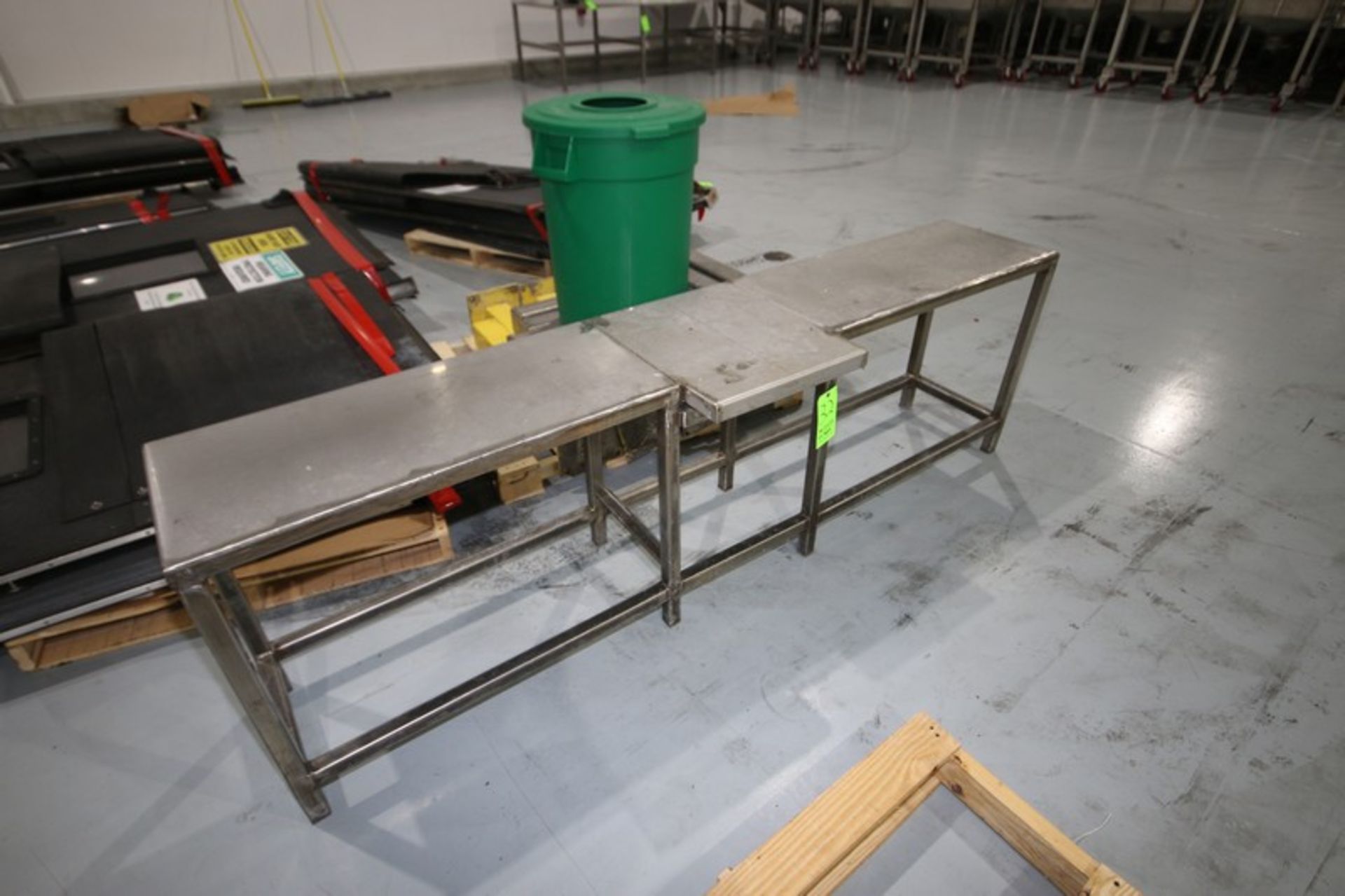 S/S Table, Overall Dims.: 90" L x 20-1/2" W x 28" H, Mounted on S/S Frame (LOCATED IN SAHUARITA, AZ) - Image 2 of 2