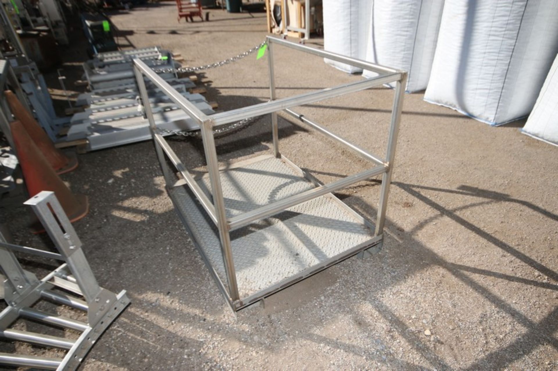 S/S Man Basket, with Fork Pockets, with Ramp (LOCATED IN SAHUARITA, AZ) (RIGGING, LOADING, & SITE - Image 2 of 2