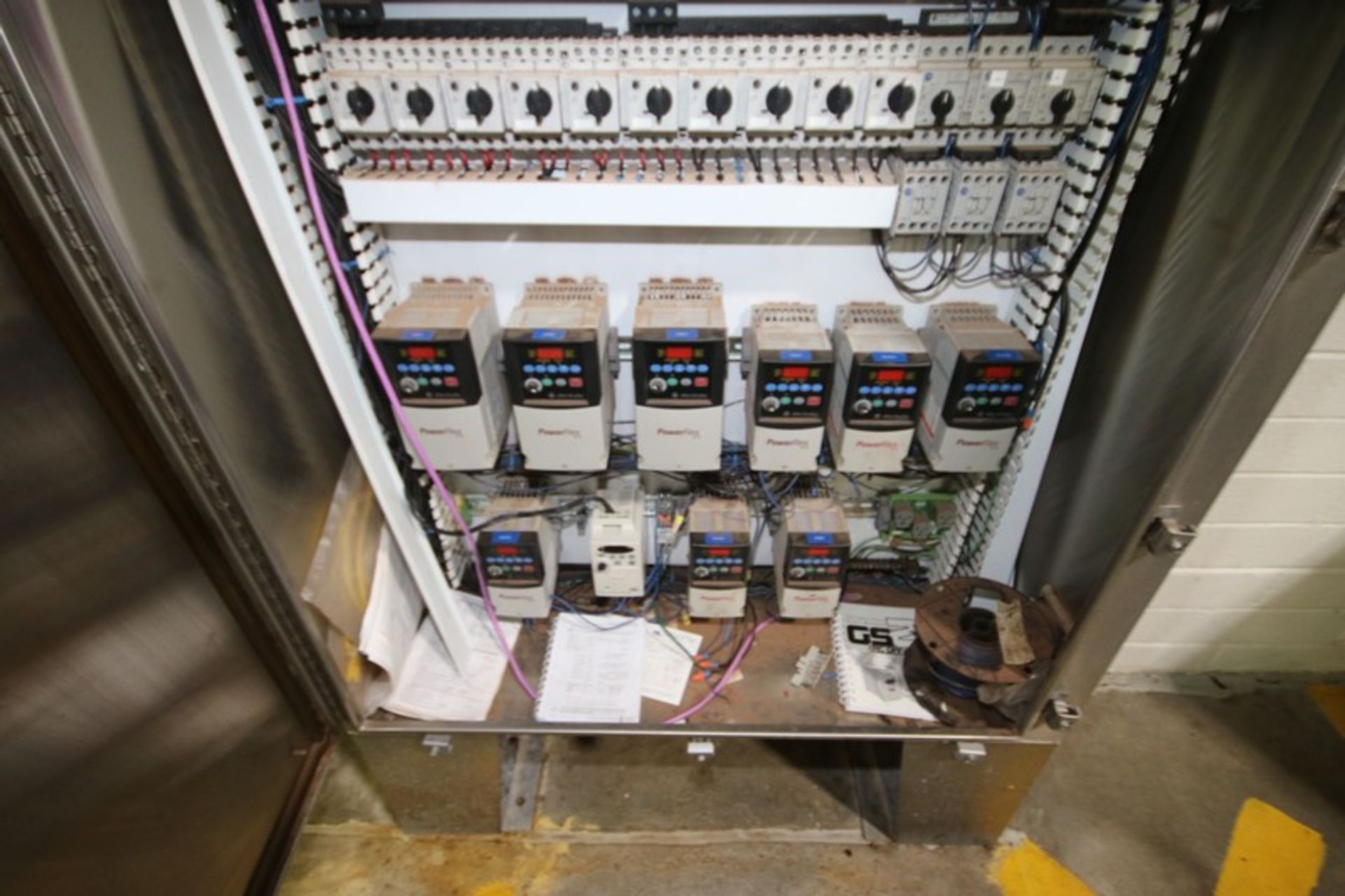 S/S Control Panel, with Automation Direct Touchscreen Display, with (8) Allen-Bradley PowerFlex 4 - Image 4 of 4