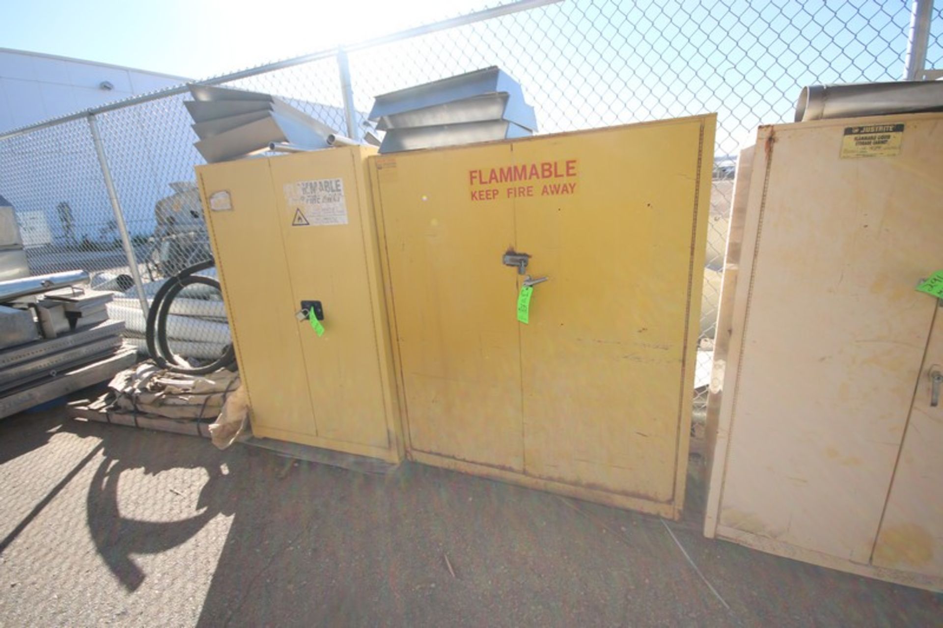 (2) Flammable Storage Cabinets, Both Double Door Design (LOCATED IN SAHUARITA, AZ) (RIGGING, - Image 2 of 2