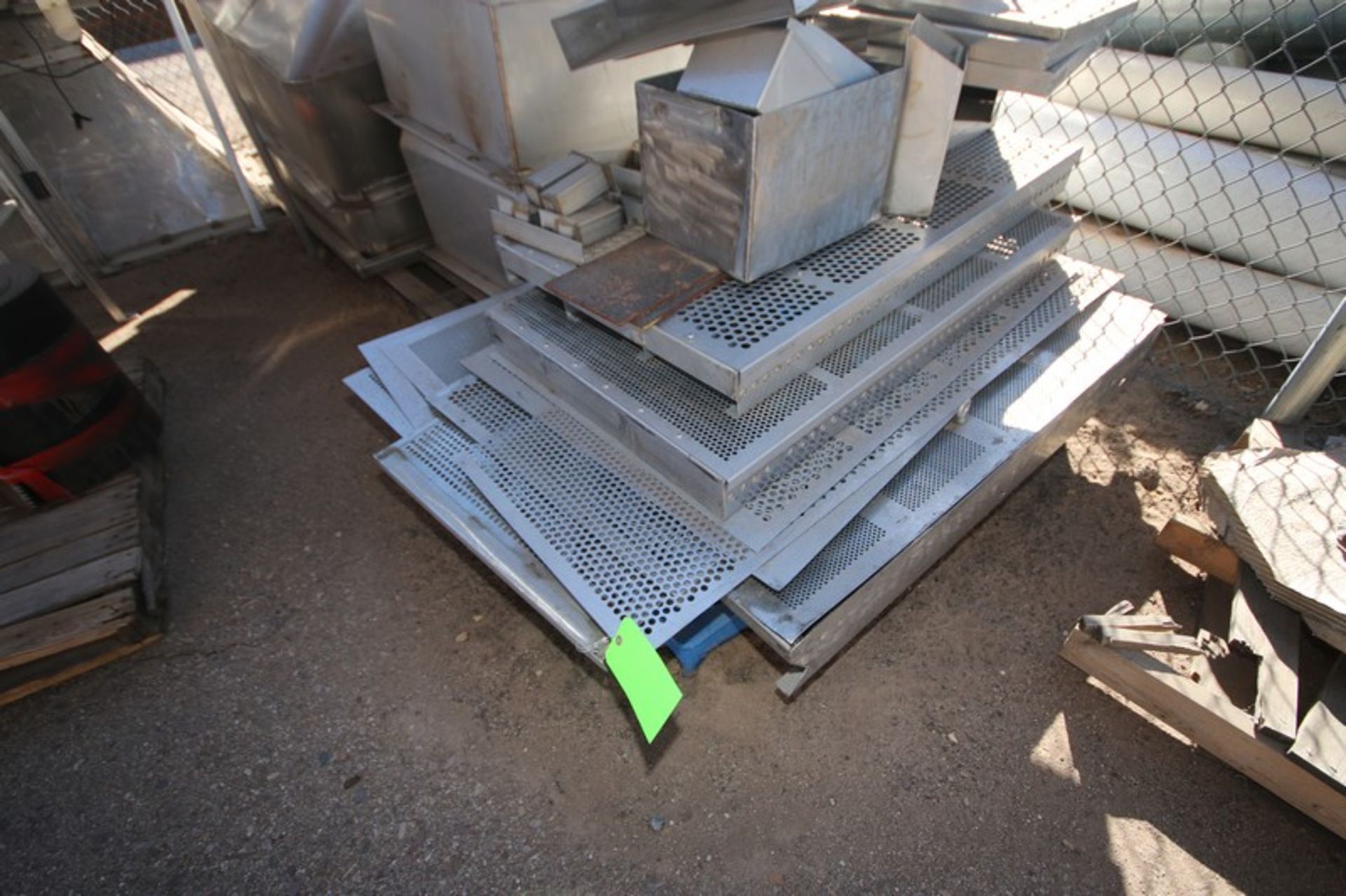 Pallet of Assorted S/S Screens, Assorted Hole Sizes (LOCATED IN SAHUARITA, AZ) (RIGGING, - Image 2 of 3