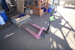 Dayton Hydraulic Pallet Jack, with Aprox. 4 ft. L Forks (LOCATED IN SAHUARITA, AZ) (RIGGING,
