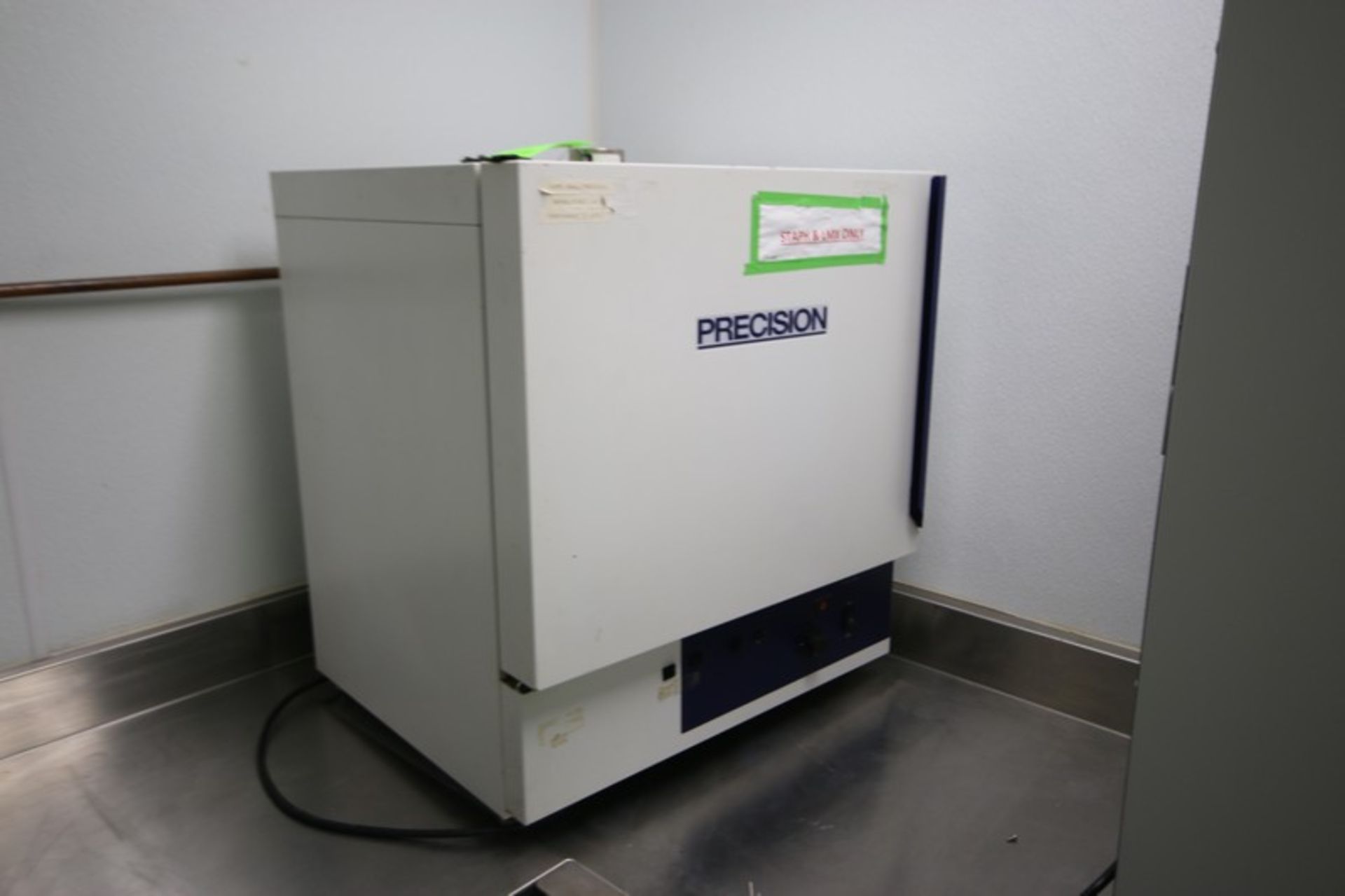 Precision Incubator, S/N 60212300, with Internal S/S Shelf (LOCATED IN SAHUARITA, AZ) (RIGGING,