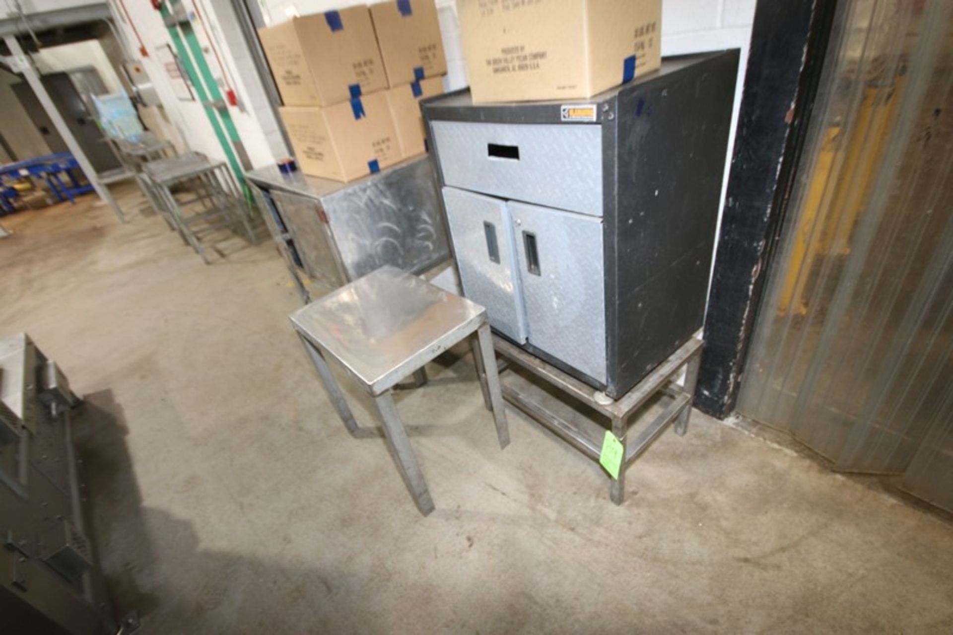 3-Pce. Lot Includes (1) S/S Double Door Cabinet, (1) Gladiator Cabinet Cabinet on S/S Stand, (1) S/S - Image 2 of 2