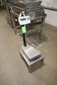 AND Digital Platform Scale, with S/S Platform, Overall Dims. of Platform: Aprox. 15" L x 11-1/2"
