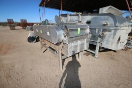 S/S Rotary Screener, with (4) Shaft & Rotar Stations, Mounted on S/S Frame (LOCATED IN SAHUARITA,