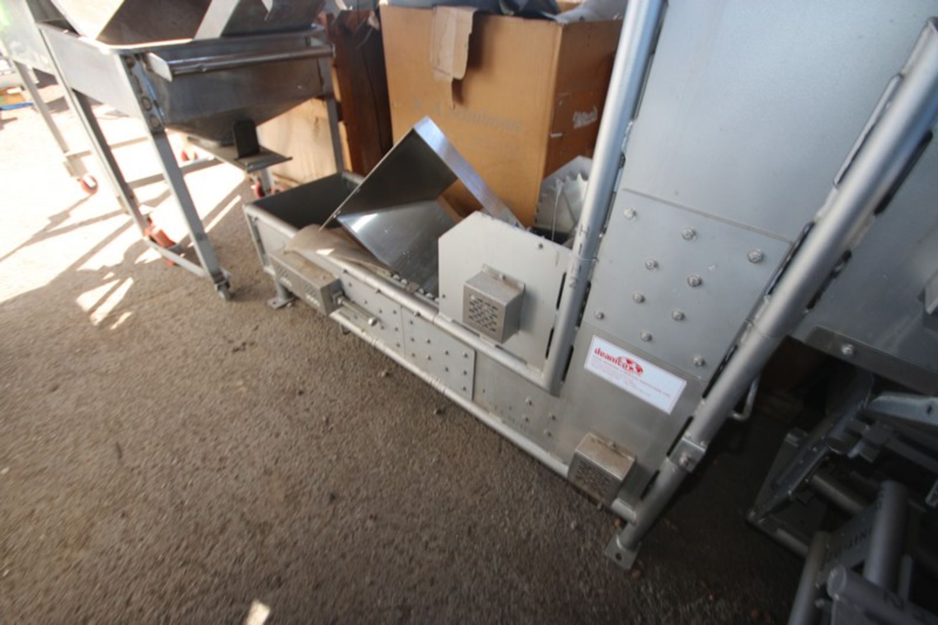 Deamco Bucket Elevator Parts, Includes Uprights & Other Frames, Includes (2) S/S Portable Totes ( - Image 4 of 6