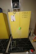 JustRite 45 Gal. Double Door Flammable Cabinet, with Bottom Containment (NOTE: Does Not Include