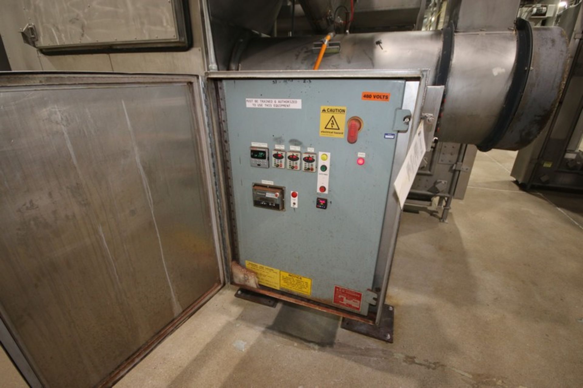 B.N.W. Industries S/S Dryer, M/N 3-205BM, S/N 21B0571, 480 Volts, 3 Phase, Max. CFM 3000, with 3 - Image 8 of 9