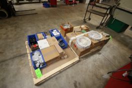 (2) Pallets of Cracker Parts, Includes Chains, Pneumatic Cylinders, Gauges, & Other Parts (LOCATED
