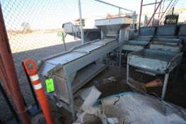 S/S Picking Table, with S/S Infeed Funnel, with S/S Platform with (1) Chair, Overall Length of