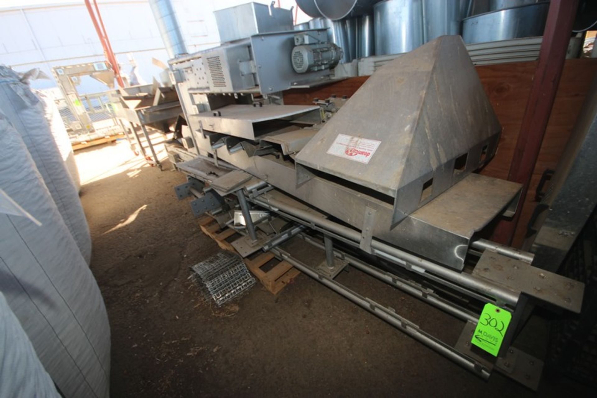 Deamco Bucket Elevator Parts, Includes Uprights & Other Frames, Includes (2) S/S Portable Totes (