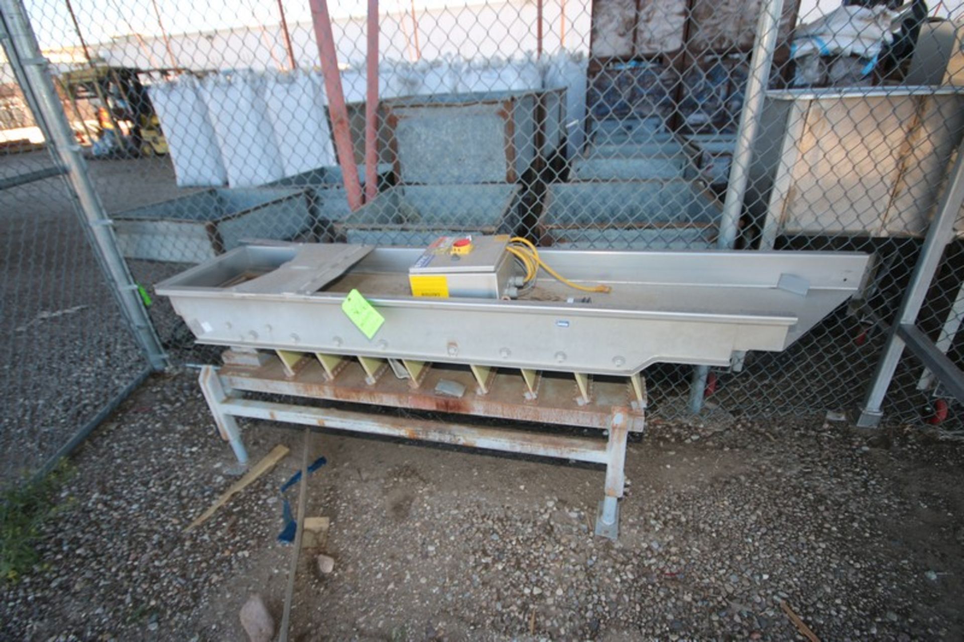 PPM S/S Shaker Deck, Aprox. 8 ft. L x 17-1/2" W Deck (LOCATED IN SAHUARITA, AZ) (RIGGING, LOADING, &
