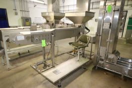 S/S Picking Table, with S/S Infeed Funnel, with S/S Platform with (1) Chair, Overall Length of