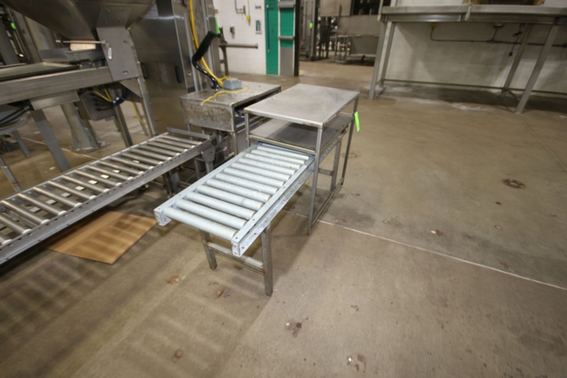 (2) Straight Sections of Roller Conveyor, (1) Aprox. 104" L x 15-1/2" W, & (1) 68" L x 15-1/2" W - Image 2 of 3