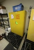 JustRite 45 Gal. Double Door Flammable Cabinet, with Bottom Containment (NOTE: Does Not Include