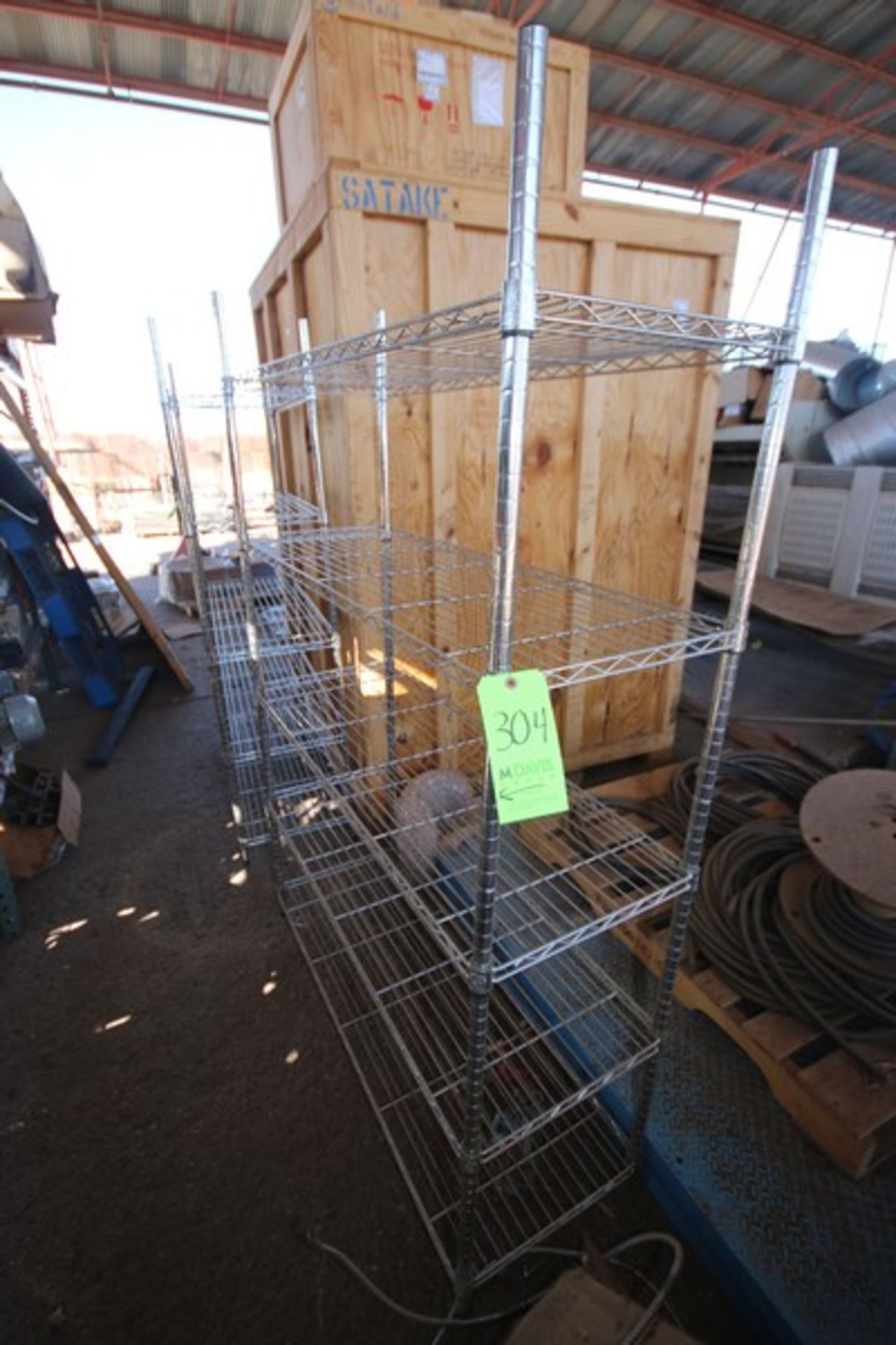 (2) S/S Wire Shelves, Includes 2-Shelving Units (LOCATED IN SAHUARITA, AZ) (RIGGING, LOADING, & SITE - Image 2 of 3