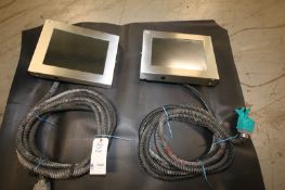 Lot of (2) Hope Industries 15" Displays,Type HIS-UM15 Series, Model HISWL15 (INV#75169) (Located @