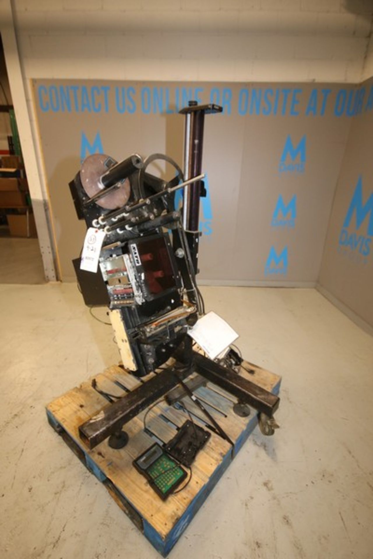 Diagraph Roll Fed Labeler, Type PA/5000LT, SN LT62801223, Mounted on Stand (INV#80972)(Located @ the