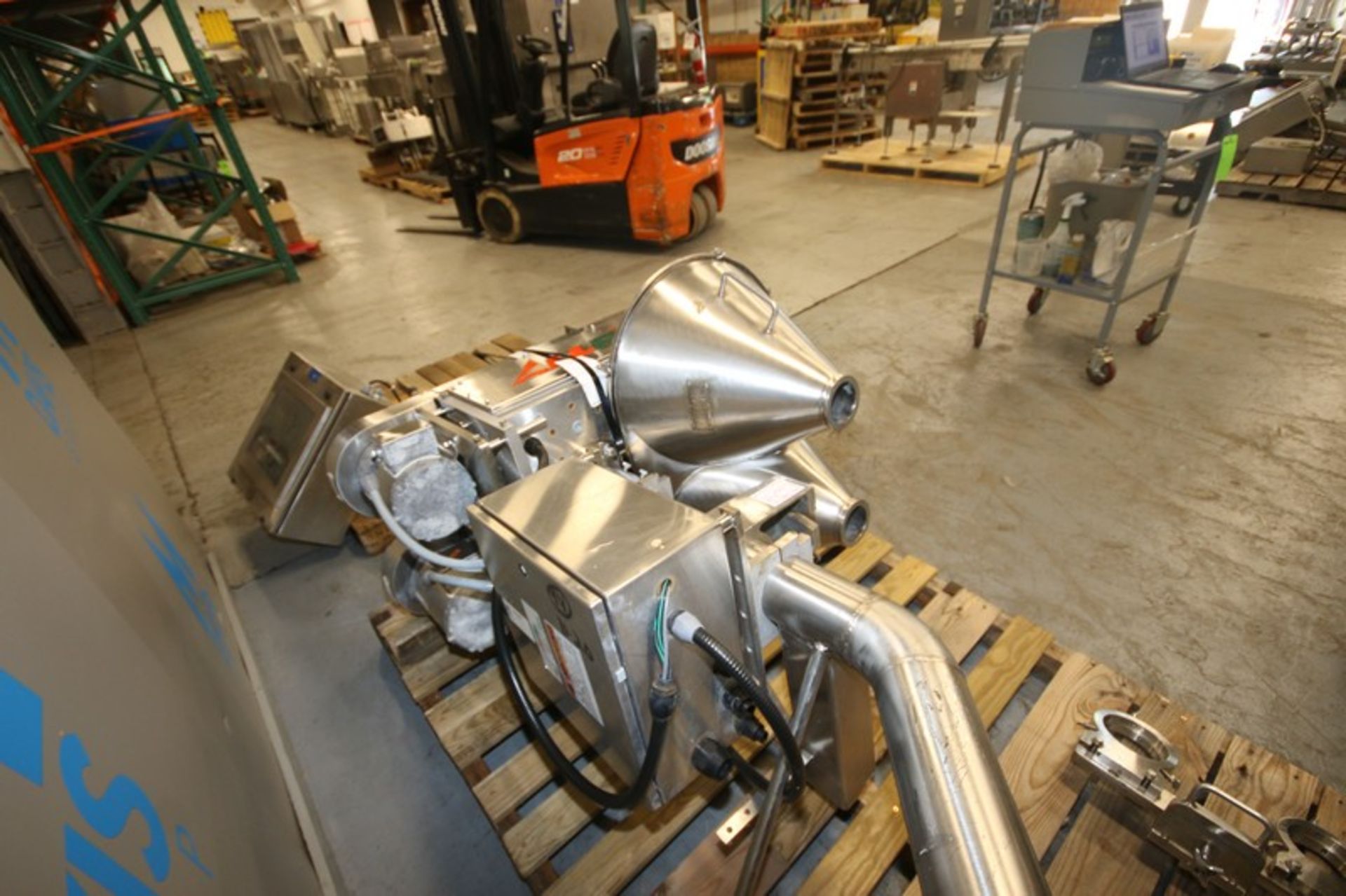 2015 Allfill Dual S/S Auger Filler,Model TA, S/N 80431, Dual 1.5 hp/1755 rpm Drive Motors, 208*230/ - Image 6 of 10