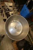 38" W x 21" D S/S Portable Mixing Bowl(INV#81416)(Located @ the MDG Auction Showroom in Pgh., PA)(