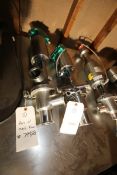 Lot of (2) Tri Clover 2" 3-Way Long Stem S/S Air Valve, Clamp Type (INV#79888)(Located @ the MDG