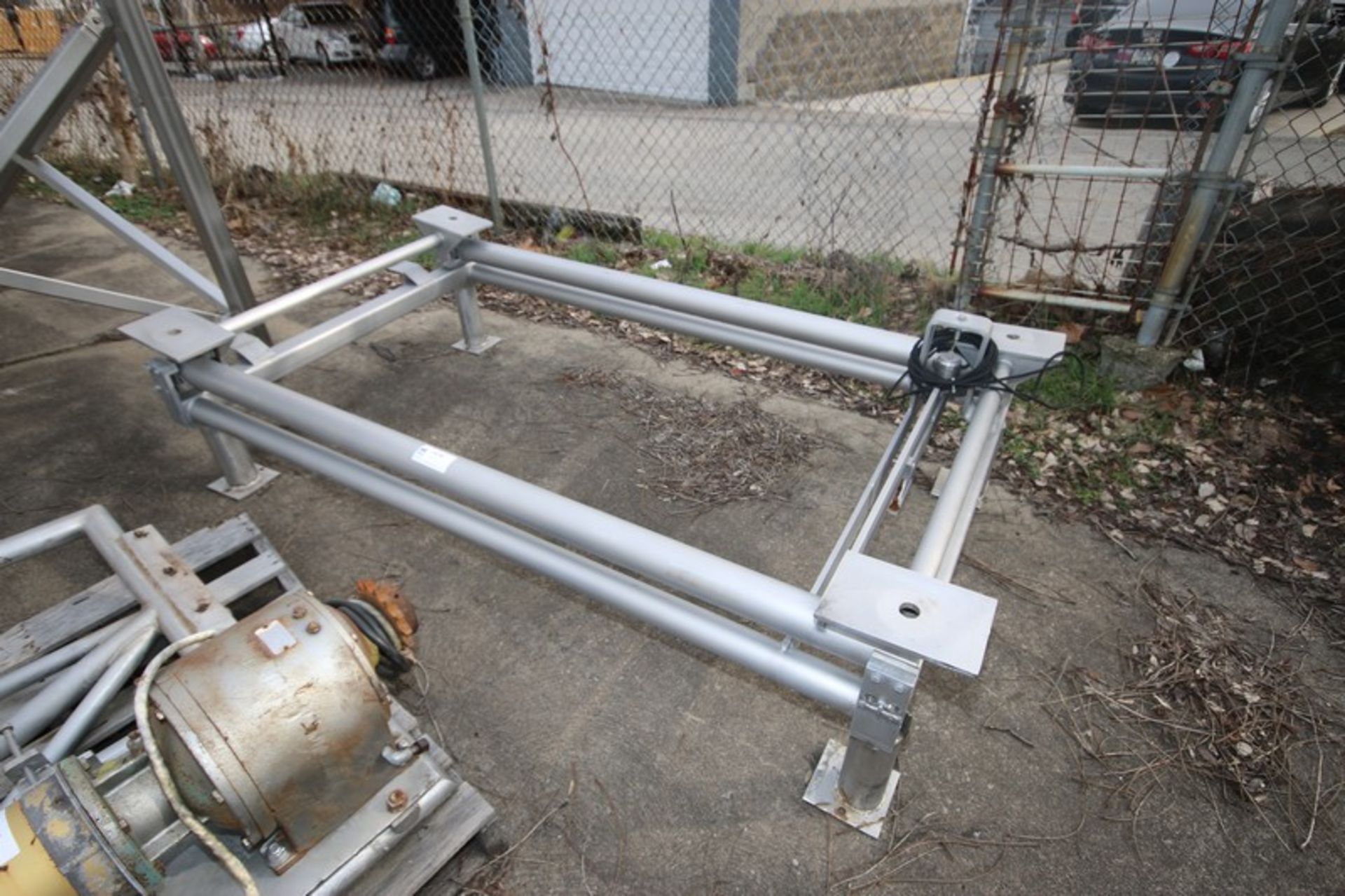 S/S Frame on Load Cells, Overall Dims.: Aprox. 90" L x 51" W (NOTE: No Digitial Read Out) (INV#