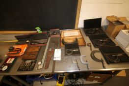 Lot of Assorted Machine Shop Gauges Including Starrett, Lufkin & Other Micrometers, Mitutoyo &