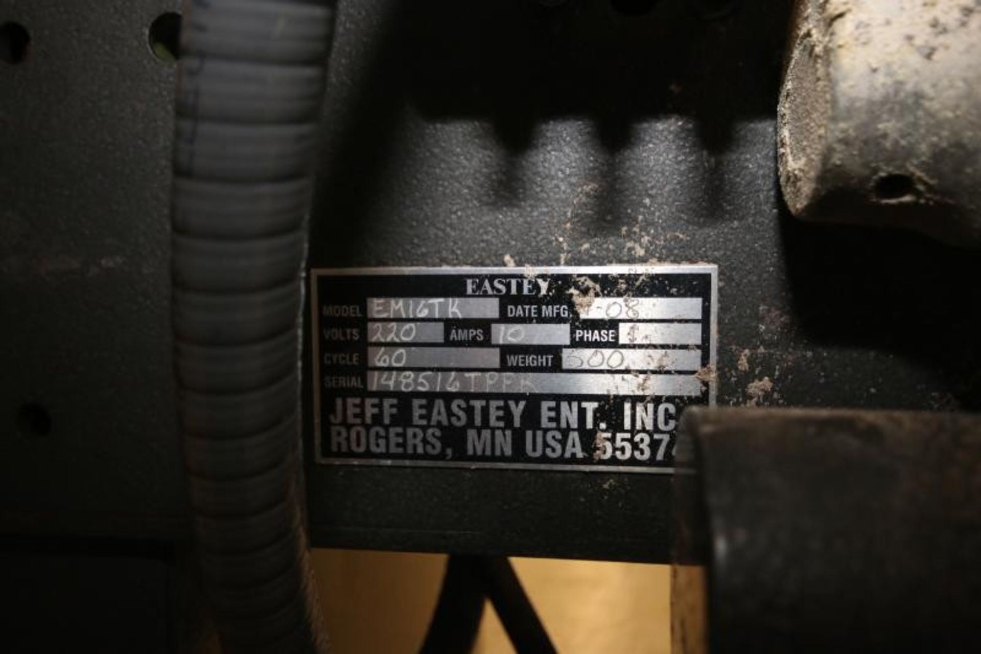 Eastley L Bar Sealer, Model EM16TK, SN 148516TPPK,16" W x 20" L Semi Automatic, 220V (INV#81409)( - Image 5 of 5