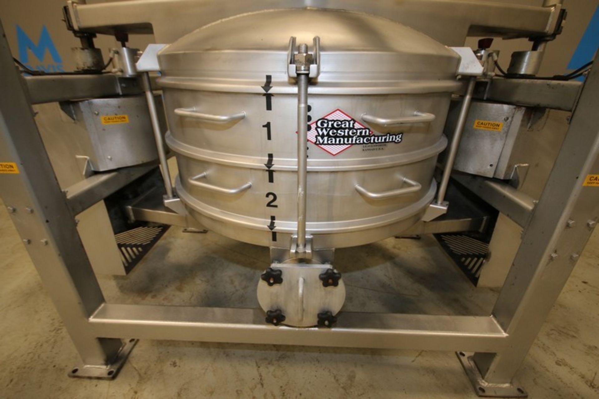 Great Western Manuf. Tru - Balance 36" Gyroscopic Pressure S/S Sifter, Model TB, SN 611/2, with 2 - Image 5 of 9
