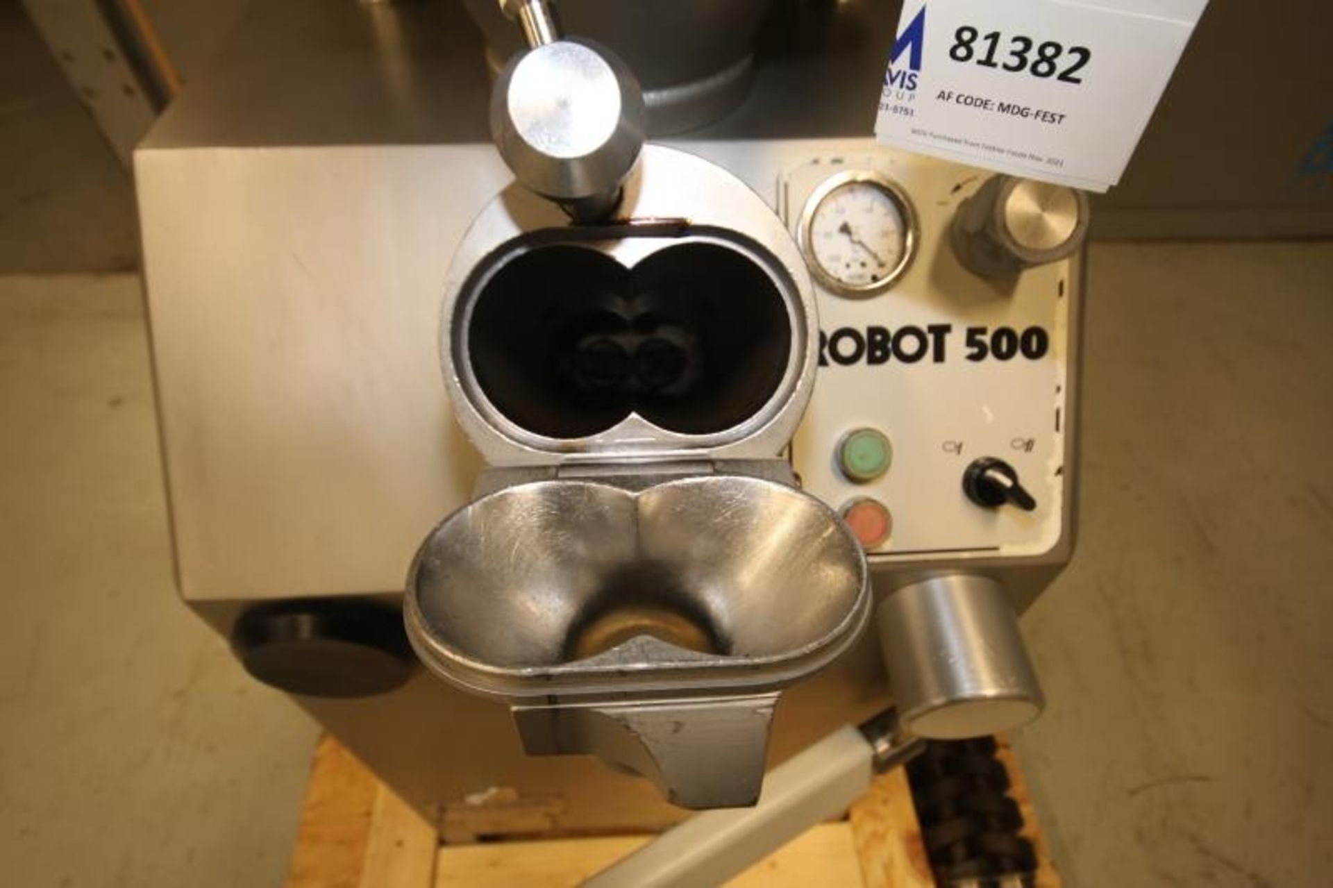 Vemag Vacuum Filler/Stuffer, Model 500,Type 128/230, SN 1282479, 220-240V (Note: Missing Touch Pad - Image 6 of 8