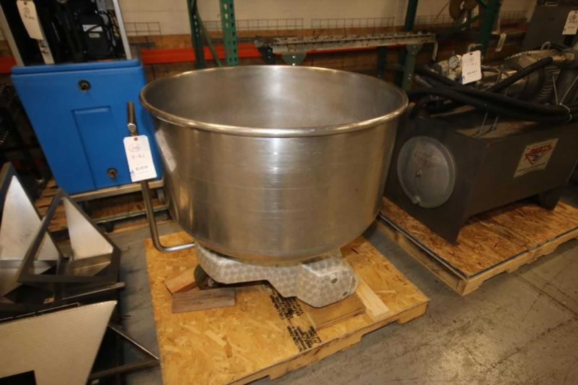 38" W x 21" D S/S Portable Mixing Bowl(INV#81416)(Located @ the MDG Auction Showroom in Pgh., PA)(